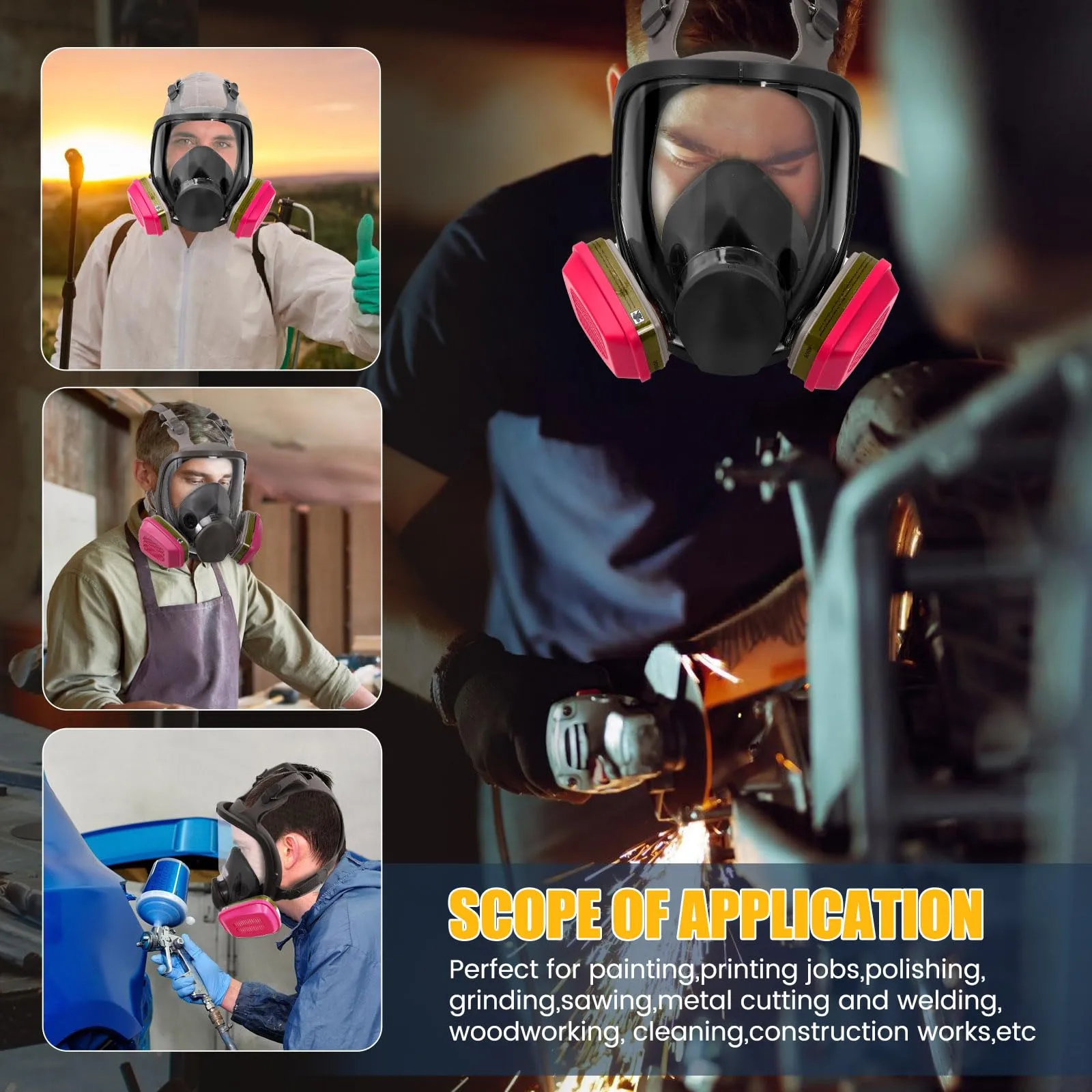Full Face Respirator Mask 
